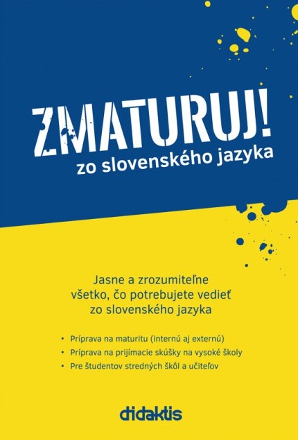 Kniha Zmaturuj zo slovenského jazyka