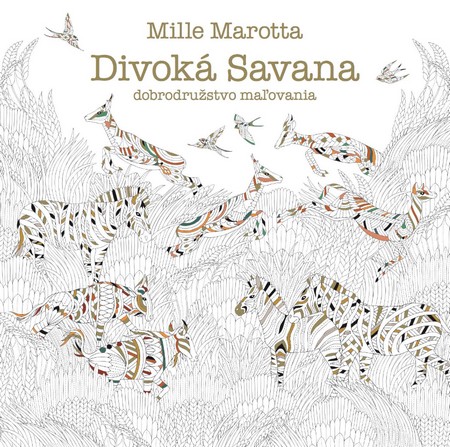 Kniha Divoká Savana (Dobrodružstvo maľovania)