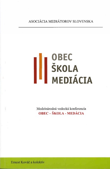 Kniha Obec-škola-mediácia (Zborník)