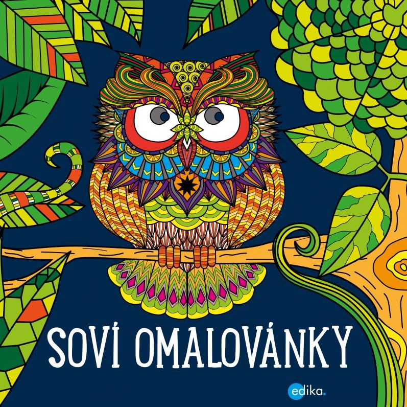 Soví omalovánky