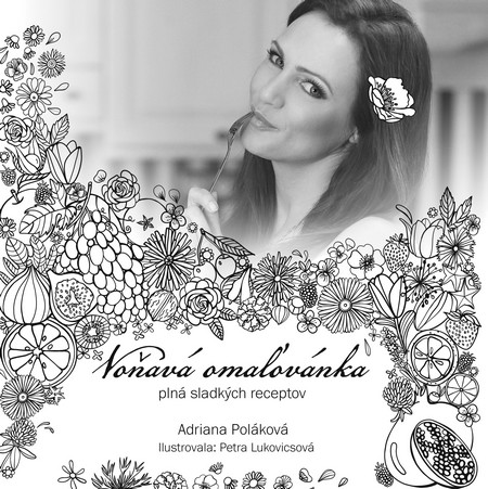 Kniha Voňavá omaľovánka (plná sladkých receptov)