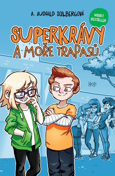 Kniha Superkrávy a moře trapasů