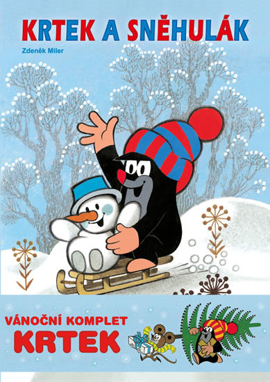 Kniha Krtek - Omalovánkový vánoční komplet