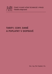 Kniha Tarify, ceny, daně a poplatky v dopravě