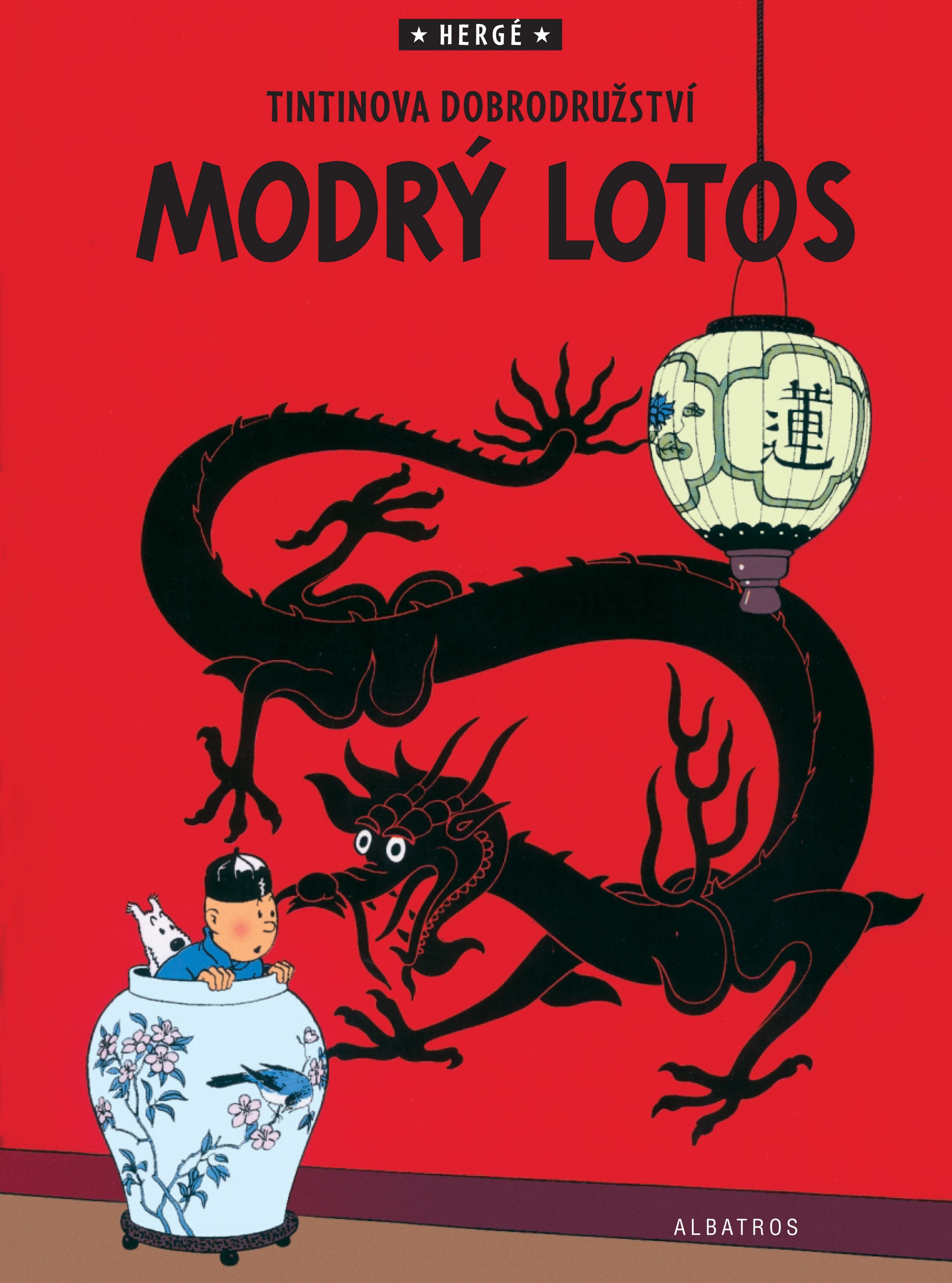Kniha Tintinova dobrodružství (5). Modrý lotos