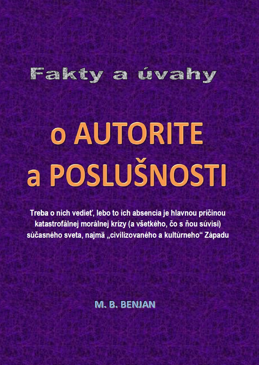 Kniha Fakty a úvahy o autorite a poslušnosti