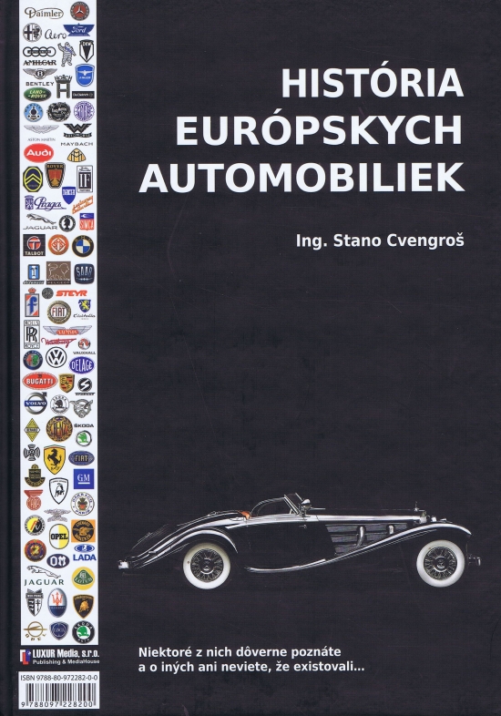 História Európskych automobiliek - Stano Cvengoš kúpite na Gorila.sk
