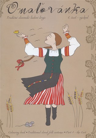 Kniha Omaľovánka (Tradičné slovenské ľudové kroje 1. časť