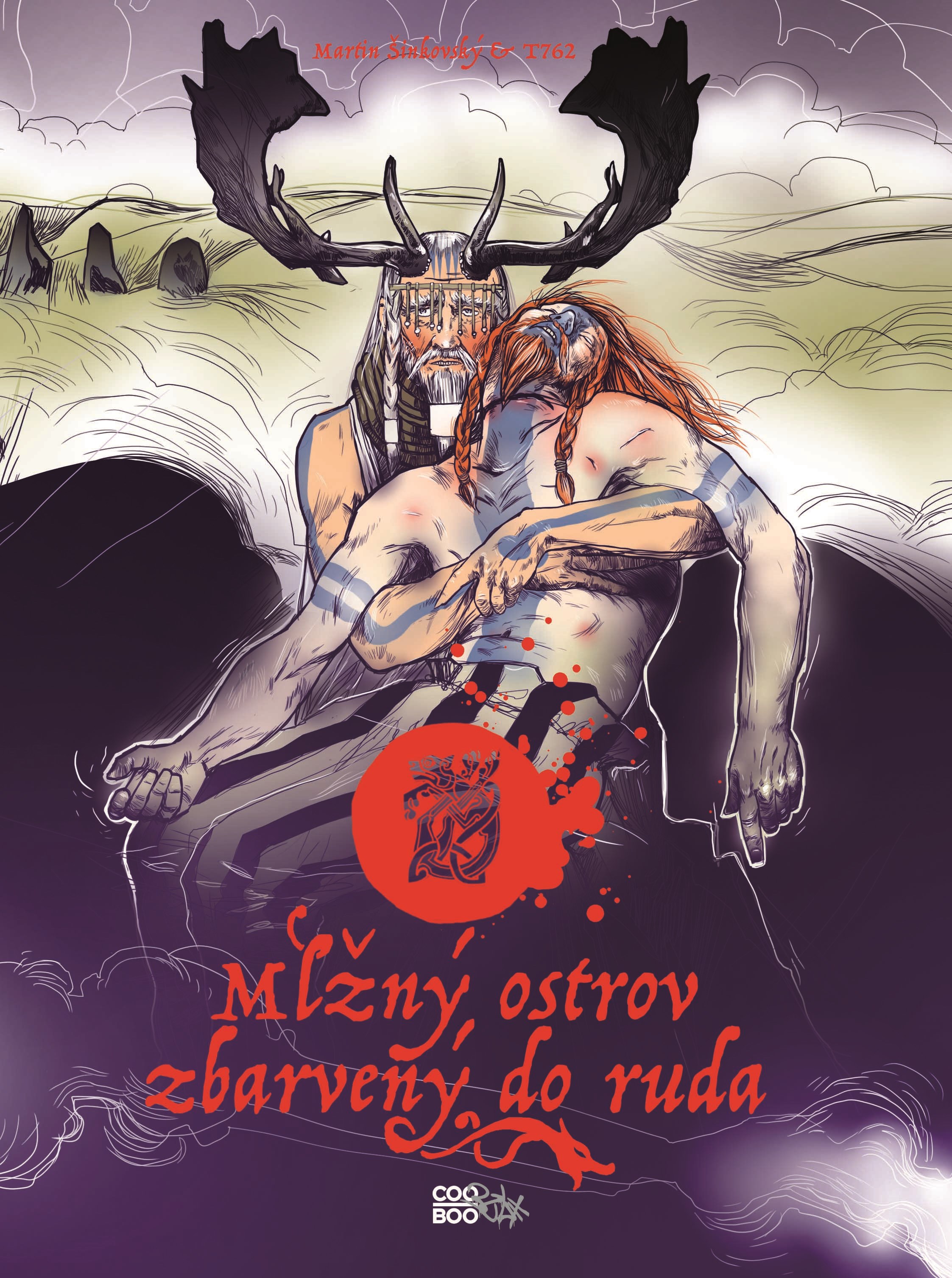 Kniha Mlžný ostrov zbarvený do ruda
