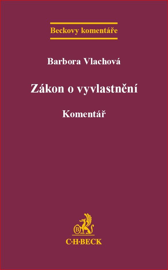 Kniha Zákon o vyvlastnění - Barbora Vlachová
