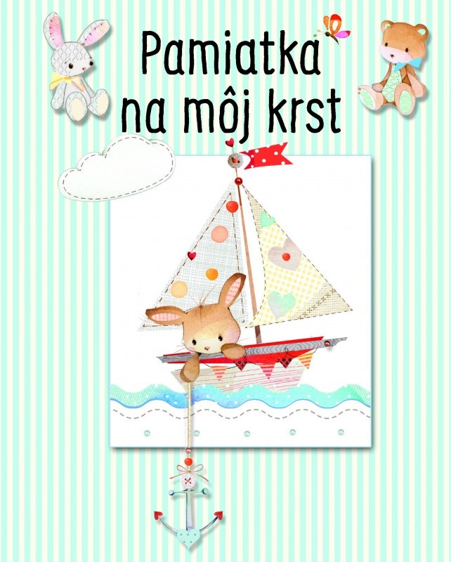 Kniha Pamiatka na môj krst (modrá)