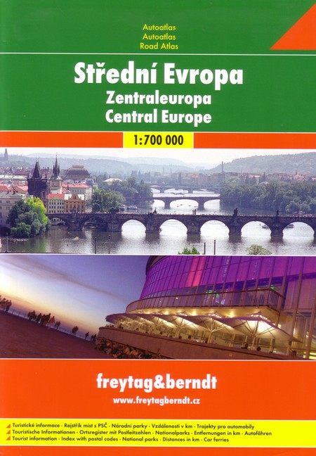 Střední Evropa 1:700 000 (Autoatlas