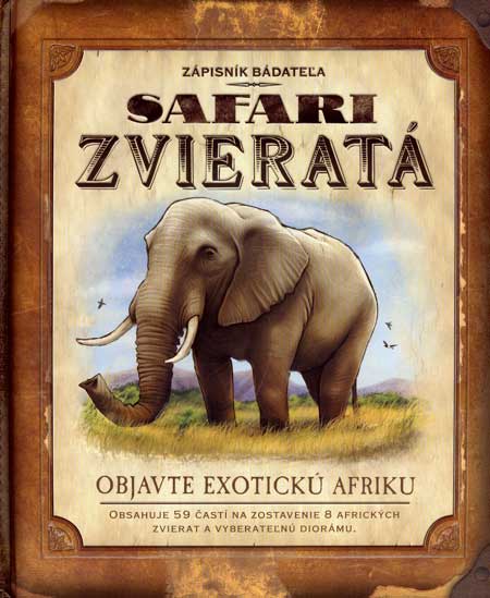 Kniha Safari - Zvieratá (Objavte exotickú Afriku!)