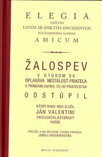 Žalospev Elegia - Valentini Ján kúpite na Gorila.sk