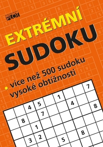 Extrémní sudoku - Více než 500 sudoku ne kúpite na Gorila.sk