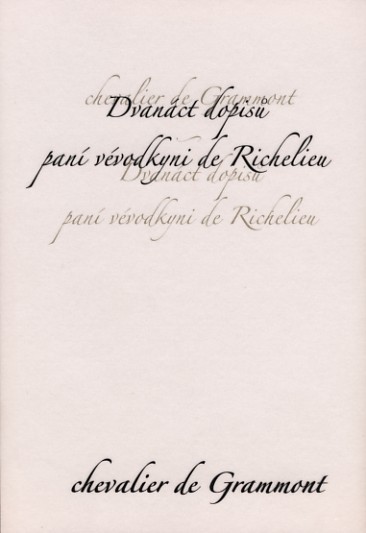 Dvanáct dopisů paní vévodkyni de Richelieu
