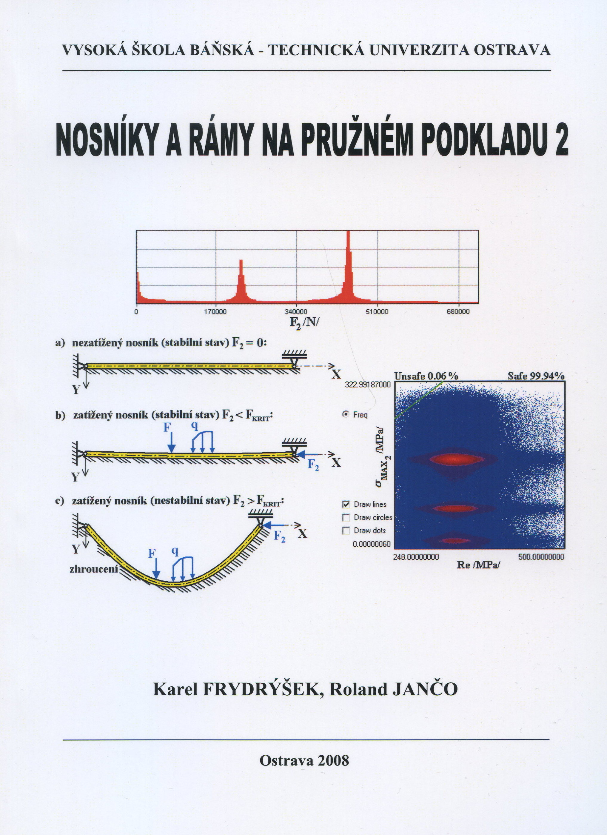 Kniha Nosníky s rámy na pružném podkladu 2
