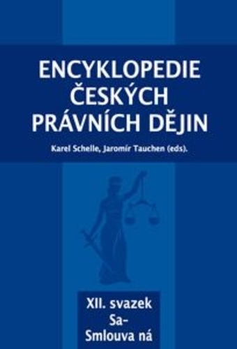 Encyklopedie českých právních dějin XII. (Sa