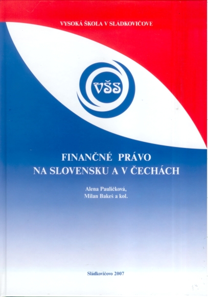 Kniha Finančné právo na Slovensku a v Čechách