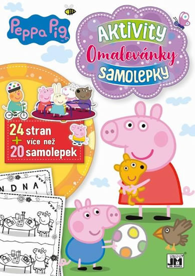 Prasátko Peppa: Aktivity - Omalovánky