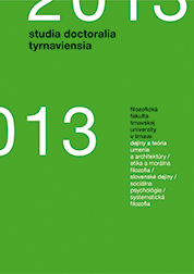 Studia doctoralia Tyrnaviensia 2013 - Erika Juríková kúpite na Gorila.sk