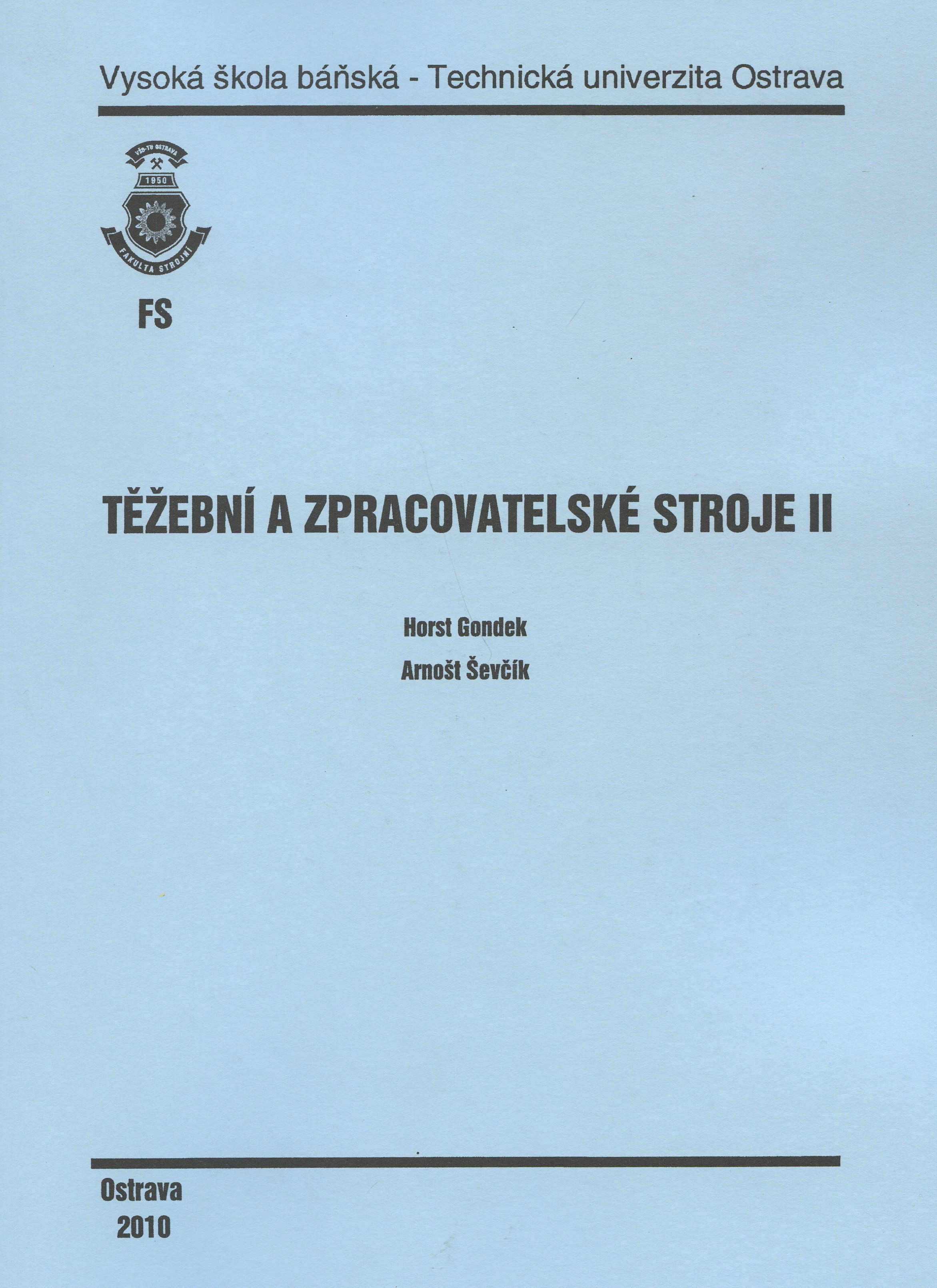 Kniha Těžební a zpracovatelské stroje II.