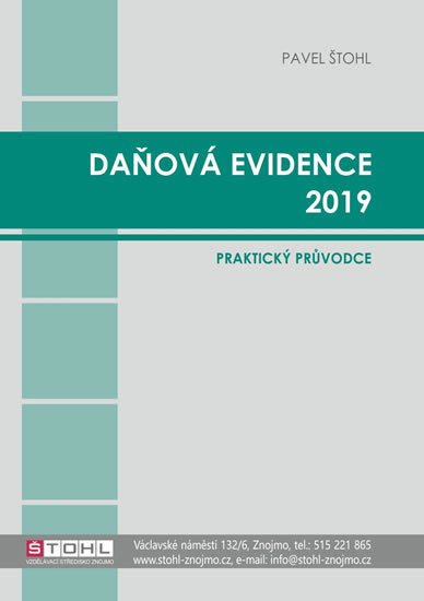 Kniha Daňová evidence 2019 - praktický průvodce