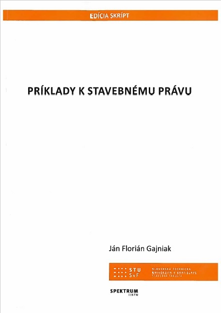 Kniha Príklady k stavebnému právu