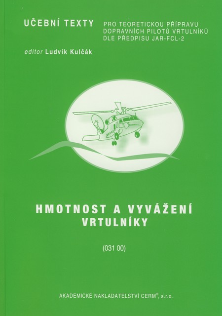 Kniha Hmotnost a vyvážení - Vrtulníky (031 00)