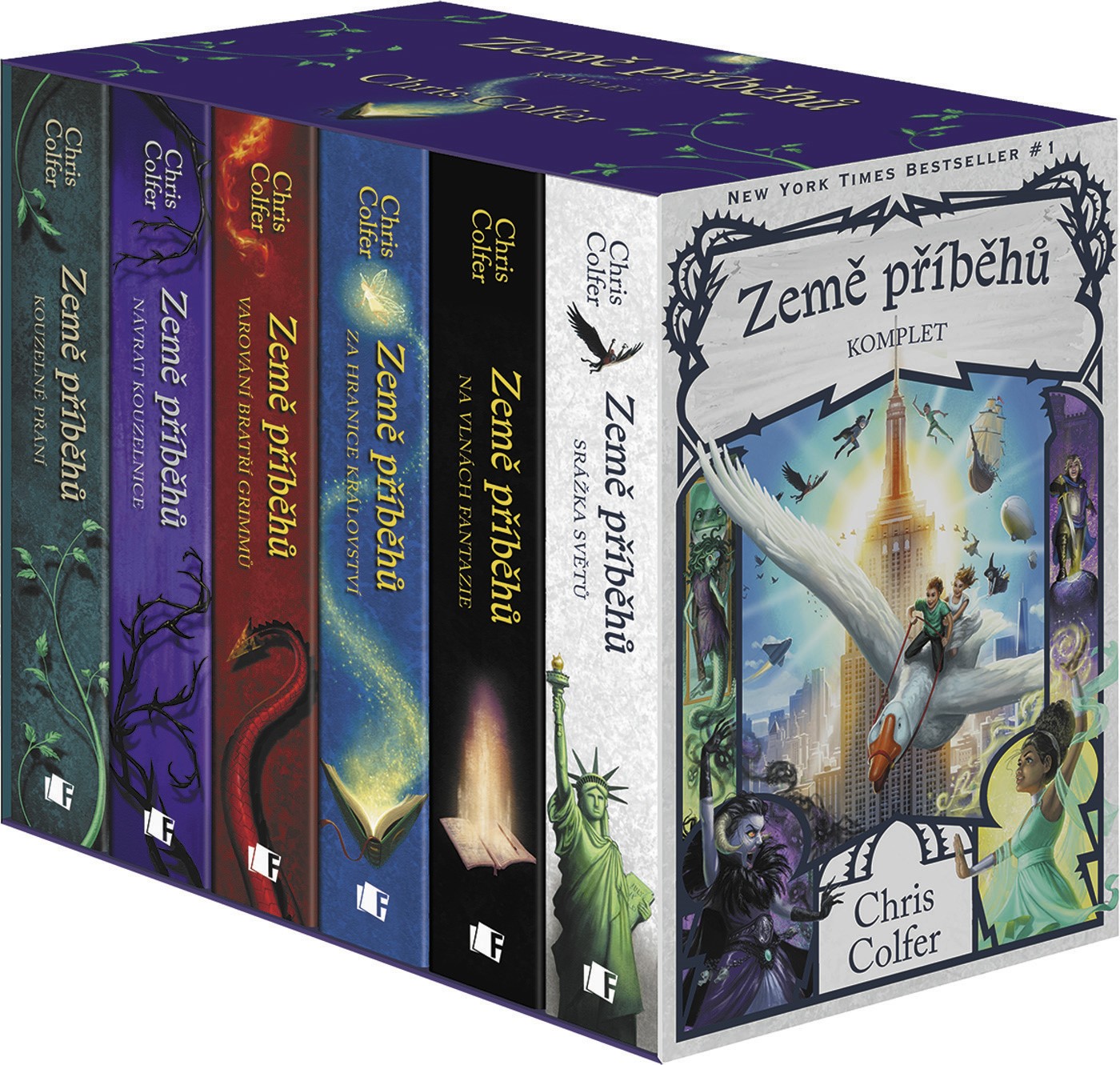 Země příběhů – komplet 1.-6. díl – box - Chris Colfer