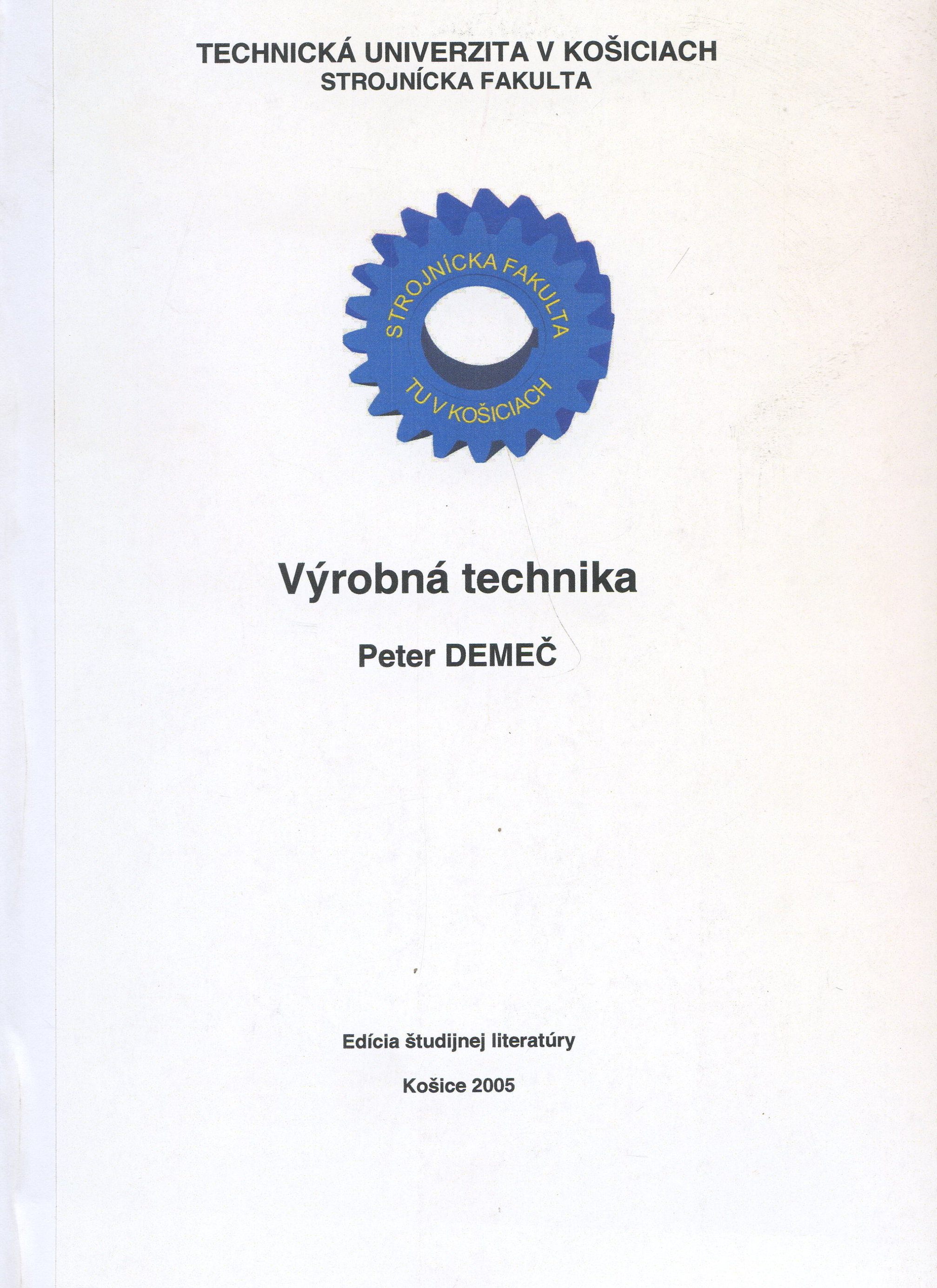 Kniha Výrobná technika