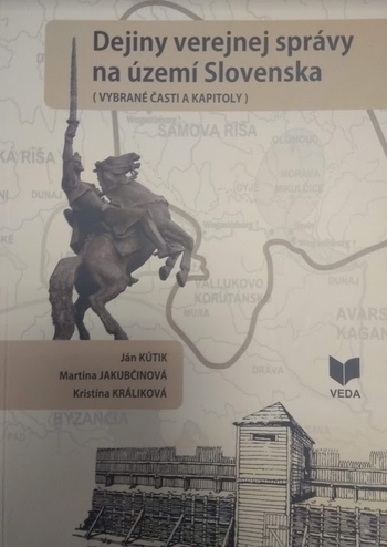 Kniha Dejiny verejnej správy na území Slovenska