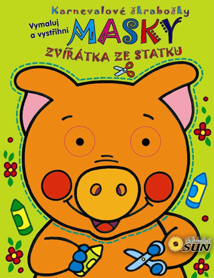 Masky - Zvířátka ze statku - Karnevalové škrabošky kúpite na Gorila.sk