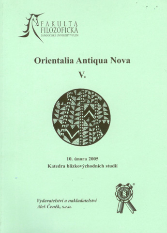 Kniha Orientalia Antiqua Nova V.